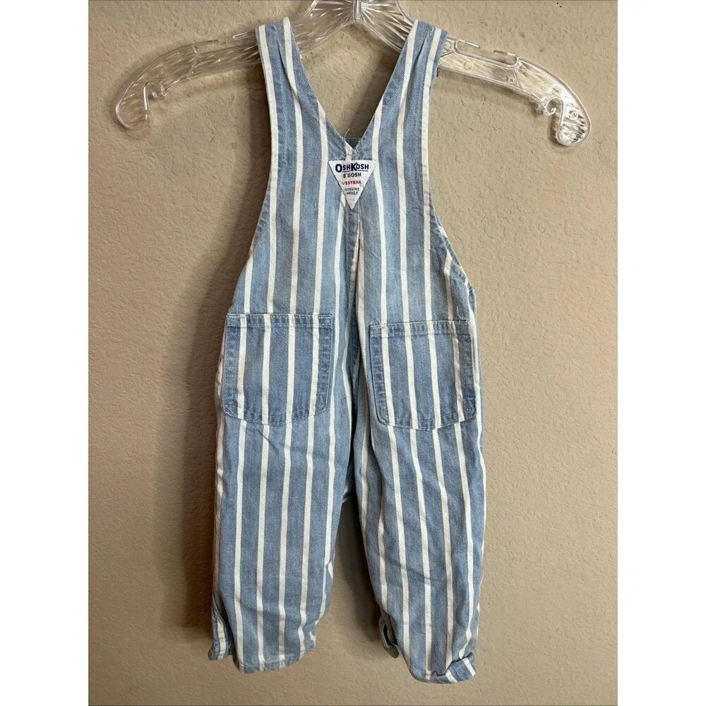 OSH KOSH Kids Denim Overalls Size‎ 18 months
